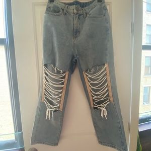 Carmar Denim Lace up Jeans